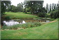 TQ9093 : Lake, Ballards Gore Golf Course by N Chadwick