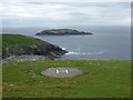 NA7246 : Flannan Isles: helipad below the lighthouse by Chris Downer