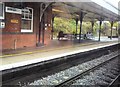 Tracks and platform at Witham Rail Station