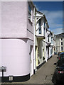 Terrace of houses with oriel windows, Strand