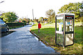 Phone box near Calcott