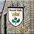 SJ9799 : Sign of the Royal Oak by Gerald England