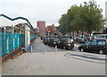 Taxis outside Newport railway station