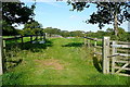 Footpath towards Idbury