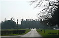 Approaching Eynsham Hall