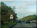 Westbound A31 - pedestrians crossing in 100 yards