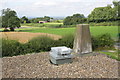 SE3994 : Trig point on Bullamoor covered reservoir by Roger Templeman