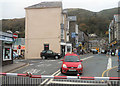 Beach Road from the level crossing at the station