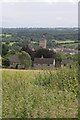 View of castle from field beside Green Howards Road