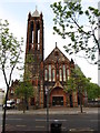 The facade of Crescent Church, University Road