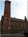 Side view  of the University Road Methodist Church from Fountainville Avenue