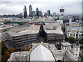 TQ3281 : View from St Paul's Cathedral, London, EC2 by Christine Matthews