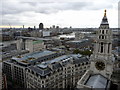 TQ3181 : View from St Paul's Cathedral, London, EC2 by Christine Matthews