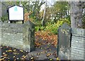 Gateway into the churchyard of the White Chapel