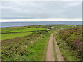 Hillside path on St Agnes Beacon