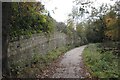 Wall by the towpath