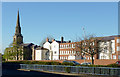 View across Ring Road St John