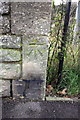 Benchmark on railway bridge, Banbury Road