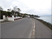 J4180 : View back along Seafront Road from the entrance to Clanbrassil Court by Eric Jones