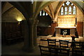 SK9136 : Crypt and Medieval altar, St Wulfram's church by J.Hannan-Briggs