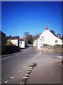 Looking up Church Street, Laugharne