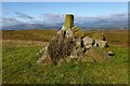 NS4380 : Summit cairn of the Hill of Standing Stones by Lairich Rig