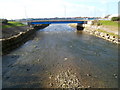 Afon Afan between two bridges, Port Talbot