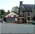 Transport memorabilia, Bridgend Garage, Llanwrda