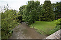 Looking down Venn Stream from a bridge on Bableigh Road at Landkey