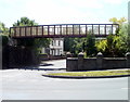 Glyn Bargoed Road footbridge, Trelewis