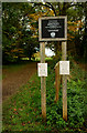 Notice on Kenley Common, Surrey