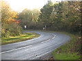 Bend in the road at Higher Rosewarne