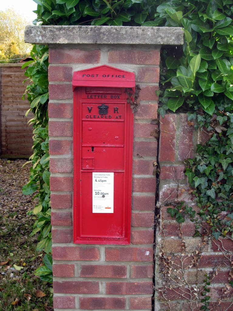 Victorian Post Box set in a brick pillar © Philip Jeffrey :: Geograph ...