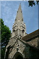 TL2872 : St Mary's church, Houghton by Dave Kelly
