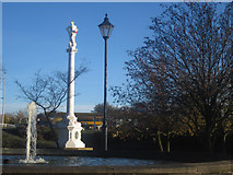 NY4056 : Fountain and Creighton Memorial, Carlisle by Graham Robson
