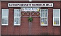 Gordon Bennett!... Memorial hall in Thurcroft