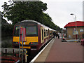 Platform at Balloch station