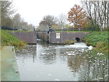 TL2796 : Ashline Lock and Briggate River, Whittlesey by Richard Humphrey
