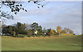 Cropfield and farm near Halfpenny Green, Staffordshire