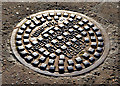 J3672 : Needham "Grip-Fix" manhole cover, Belfast (2) by Albert Bridge