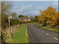 Mere Farm and cottages along Stretton Lane