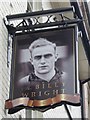 Billy Wright Public House Sign