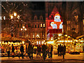 SJ8398 : Manchester Christmas Market, Albert Square by David Dixon