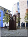 A sculpture at Brewery Walk, Leeds