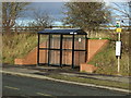 Bus shelter on the B6291