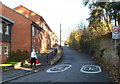 Slightly elevated pavement, Gloucester Street, Newent