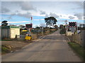 The level crossing at Gwinear Road