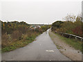 Cycle path alongside the bypass