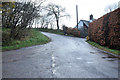 NO5647 : Road junction near Gardyne by Steven Brown