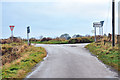 Road junction near Letham